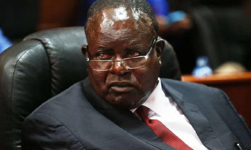 Homa Bay Governor Cyprian Awiti gives senators document written in German to explain absence