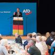 Alternative for Germany (AfD) candidates campaigning in Saxony where they are expected to make huge gains in next week's election