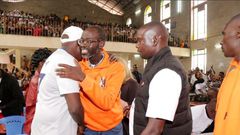 Kibra MP Ken Okoth lands in Kenya after long battle with cancer, mopped with love at first public event