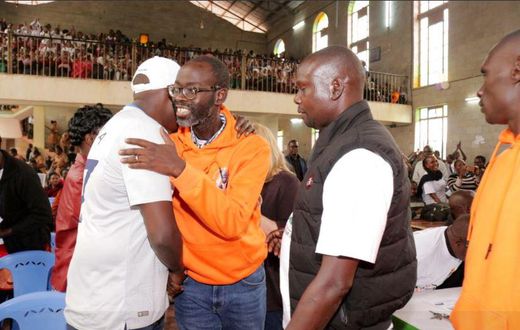 Kibra MP Ken Okoth lands in Kenya after long battle with cancer, mopped with love at first public event