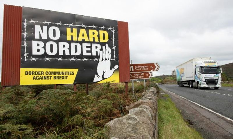 The border between the Republic of Ireland and the British province of Northern Ireland was once a frontier of violence in the 30 years of sectarian strife known as "the Troubles"