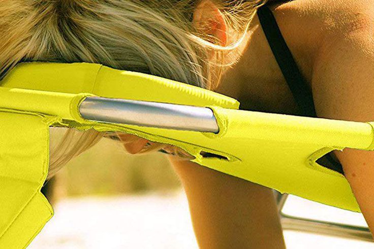 This Chair Has A Face Hole For Lying Comfortably