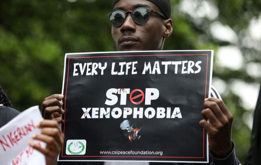 The violence prompted protests in Nigeria