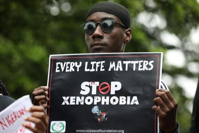 The violence prompted protests in Nigeria