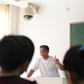 Ilham Tohti, a Uighur scholar imprisoned in China whom the European Parliament has put on its shortlist for the Sakharov Prize, lectures in a classroom in Beijing in 2010