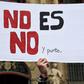 'No means no': Protests have been staged in Spain against the acquittal of five men accused of gang raping an 18-year-old woman