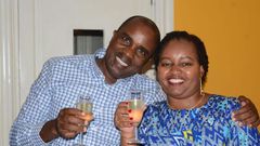 Kamotho Waiganjo with Anne Waiguru