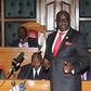 Thirdway Alliance Party leader Ekuru Aukot addressing a county assembly