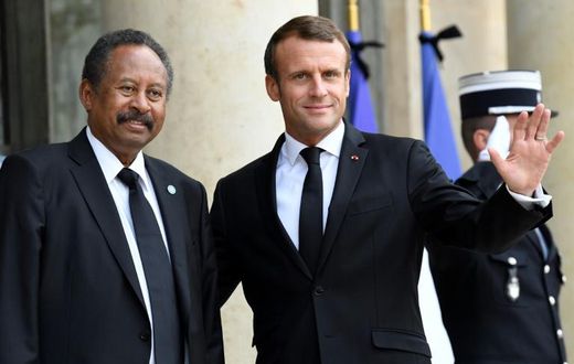 Sudan's Prime Minister Abdalla Hamdok visited French President Emmanuel Macron at the Elysee Palace