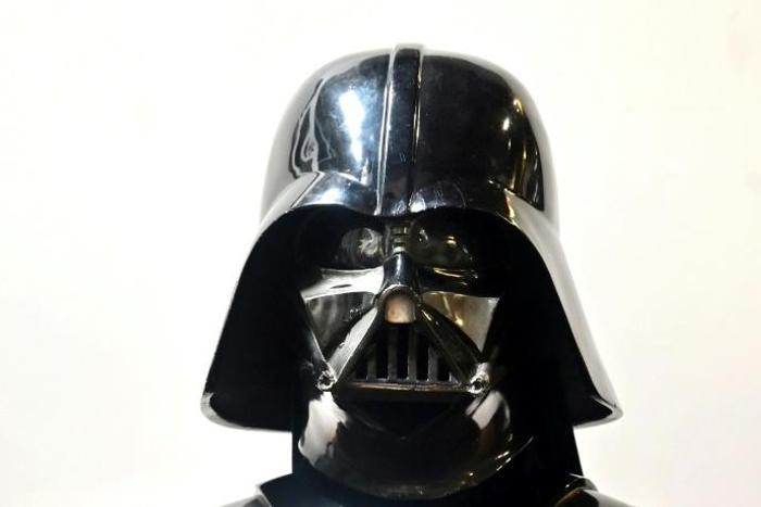 Darth Vader's helmet from the film "The Empire Strikes Back" could fetch nearly half a million dollars at auction