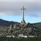 A huge cross stands over the grave of Spanish dictator Francisco Franco in the Valley of the Fallen near Madrid