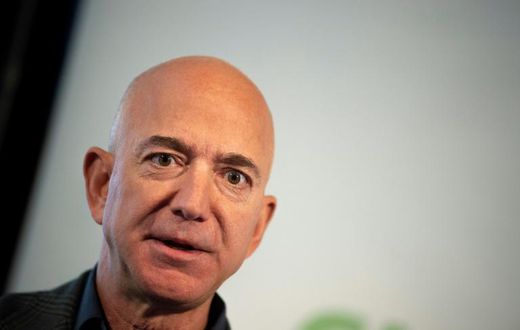 Amazon Founder and CEO Jeff Bezos speaks on company sustainability efforts on September 19, 2019 in Washington; Amazon is the latest company to be sued under a US law for profiting from property seized by Cuba's communist government after the 1959 revo...