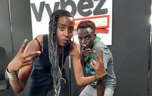 Sheila Kamboka with Brian Mbunde