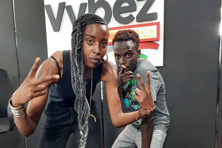 Sheila Kamboka with Brian Mbunde