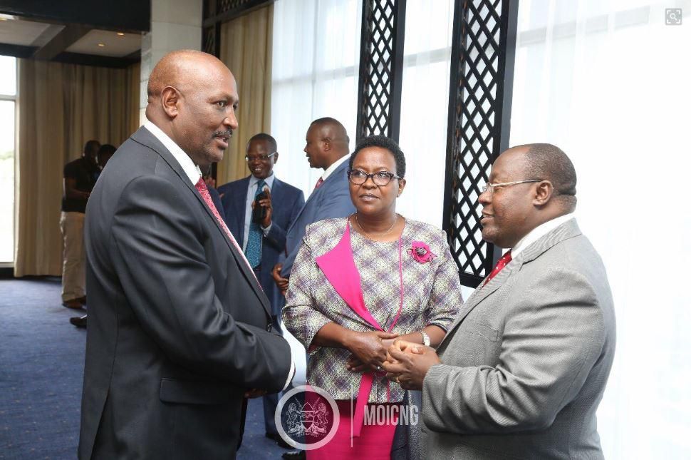 Government holds farewell party for former Inspector General of Police Joseph Boinett (MOICNG)