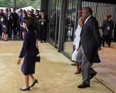 President Uhuru Kenyatta in highly formal tailcoat during Japan Emperor Naruhito's enthronement in Tokyo