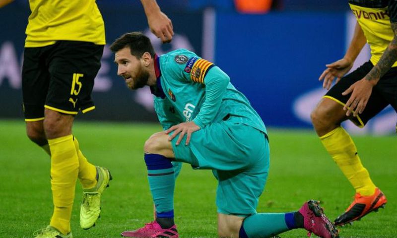 Lionel Messi made a long-awaited return from injury on Tuesday as Barcelona were held to a goalless draw in Dortmund