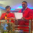 James Maina Nganga with his wife Loise Maina Nganga