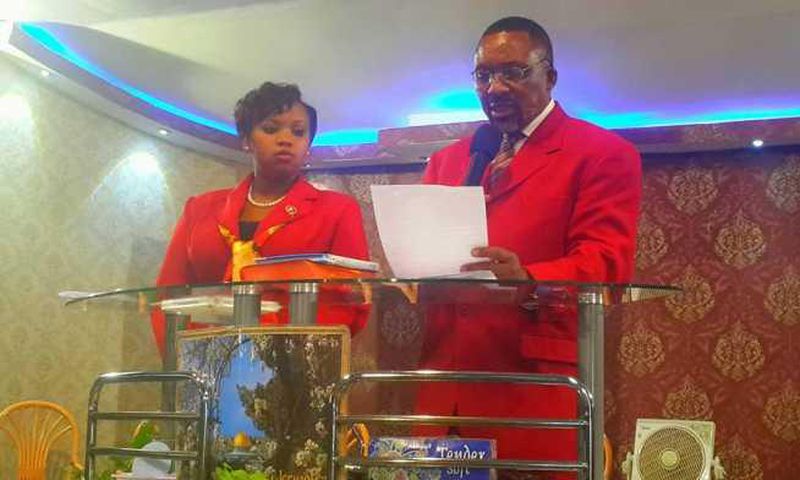James Maina Nganga with his wife Loise Maina Nganga
