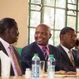 Gatundu South MP Moses Kuria with Opposition leader Raila Odinga