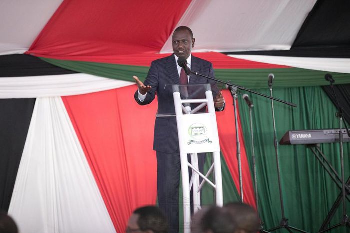 DP William Ruto addressing the 17th National Prayer Breakfast. He suggested offering Raila to take up Prime Minister's job in UK following Theresa May's resignation