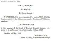 Gazette Notice