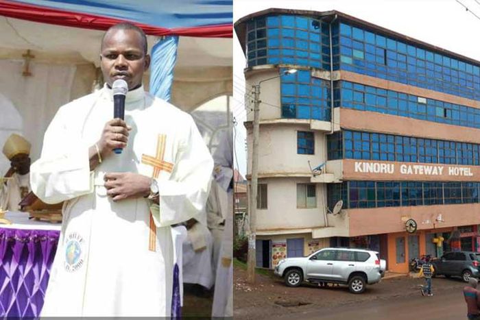 Slain Catholic priest Eutychus Murangiri.