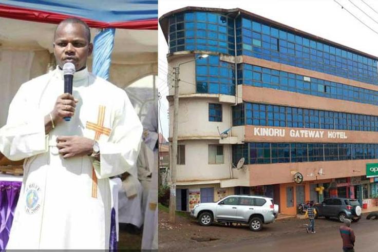 Slain Catholic priest Eutychus Murangiri.