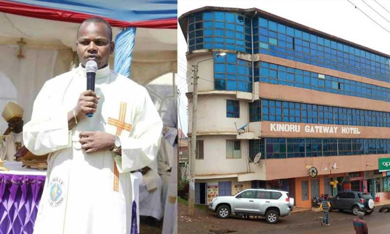 Slain Catholic priest Eutychus Murangiri.