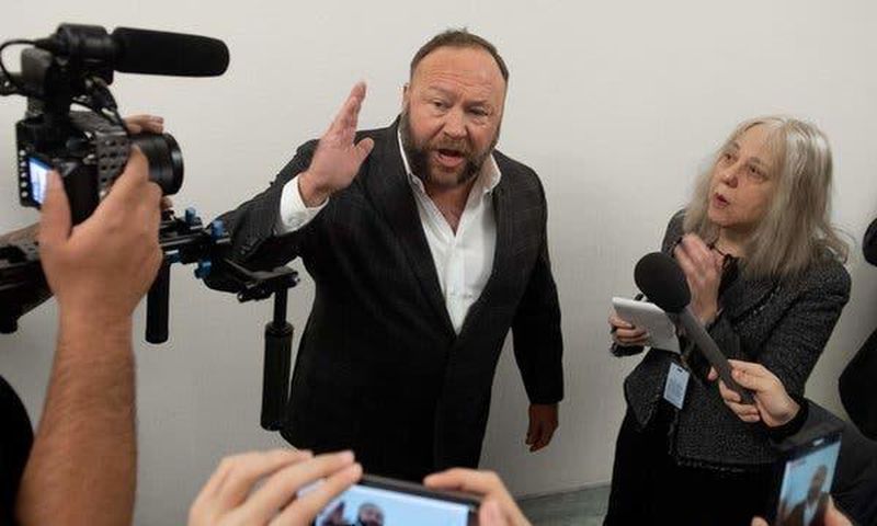 Alex Jones of infowars is accused of sending child porn in Sandy Hook hoax case