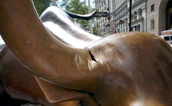Attack Leaves Wall Street's Iconic Bull With a Gash on Its Horn