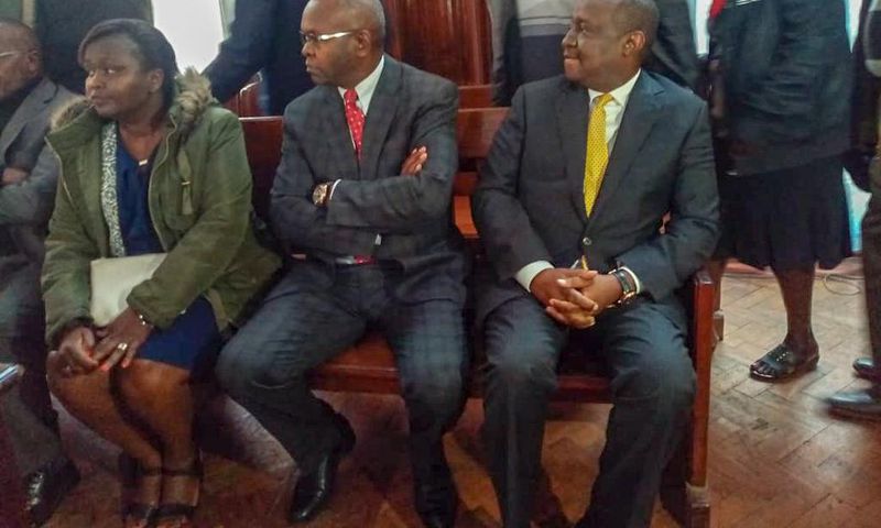 CS Henry Rotich and PS Kamau Thugge chatted until 2 am while at Muthaiga Police Station - police source tells reporters
