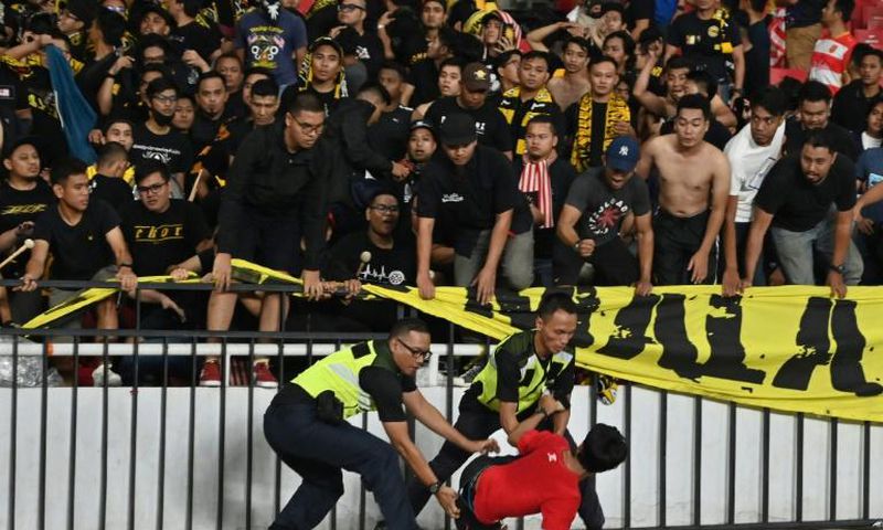 Malaysian fans were threatened and pelted with projectiles during the visiting side's 3-2 win in Jakarta last month