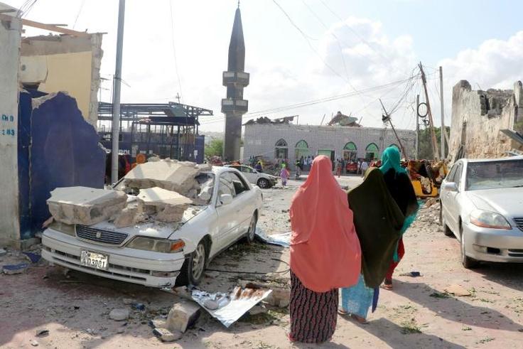 Saturday's bombing in Mogadishu, which killed eight people, was claimed by the Al-Shabaab jihadist group