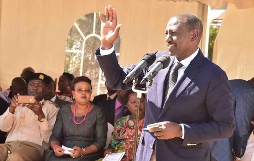 DP Ruto at a past event