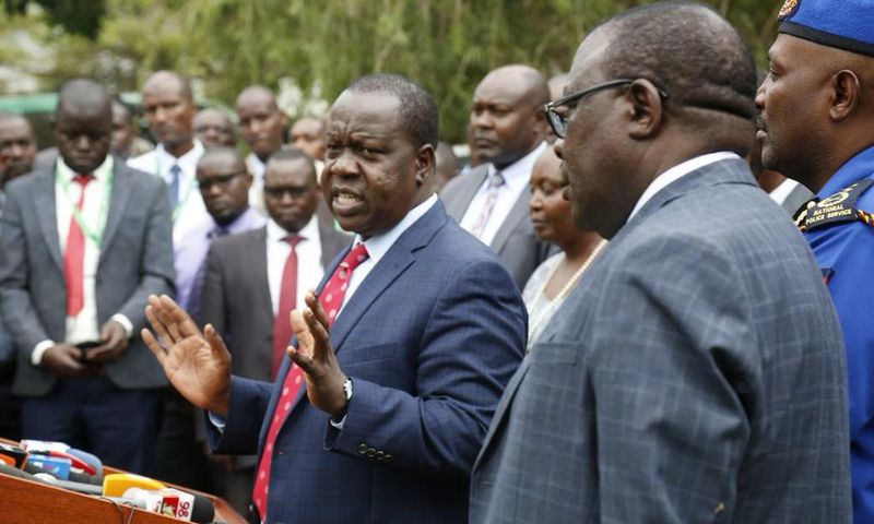 CS Fred Matiang'i asked to defend PS Karanja Kibicho in DP Ruto assassination plan