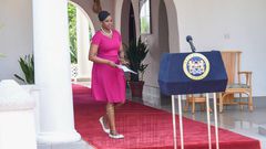 State House Spokesperson Kanze Dena during a past press briefing
