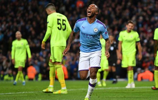 Super sub Sterling: Raheem Sterling scored the opening goal in Manchester City's 2-0 win over Dinamo Zagreb