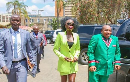 Akothee speaks out after her dress-code caused drama at Parliament buildings