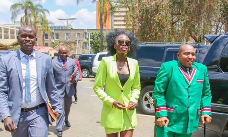 Akothee speaks out after her dress-code caused drama at Parliament buildings