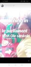 Singer Akothee having lunch with Nominated MP David Sankok