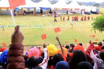 Raila Odinga at his granddaughter's sports day