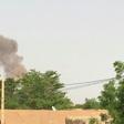 A screenshot from AFPTV shows smoke rises after attack on an international peace-keeping base in the Malian town of Gao