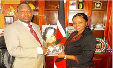 File image of Rev Lucy Natasha with Mike Sonko