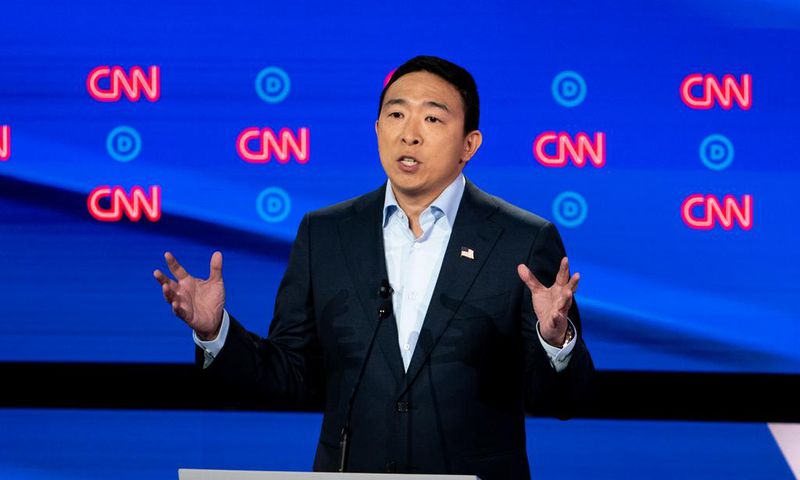 Andrew Yang Becomes 9th Democrat to Qualify for the Next Debate