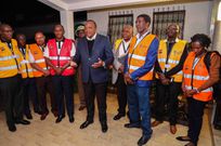 President Uhuru Kenyatta with census officials. Nelly Kinja arrested in Kiambu after lying to census officials that she was counted on Saturday