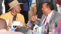 Kiambu Governor Ferdinand Waititu caught on video reporting Interior CS Fred Matiang'i to DP William Ruto
