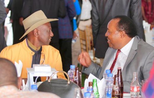 Kiambu Governor Ferdinand Waititu caught on video reporting Interior CS Fred Matiang'i to DP William Ruto