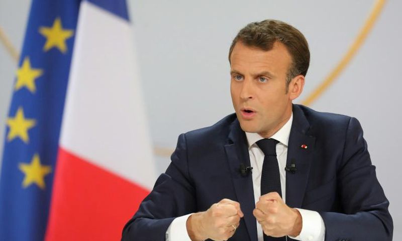 Opinion polls showed French President Emmanuel Macron's party slightly behind the far-right RN party before the European election