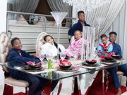 Zari Hassan with her kids